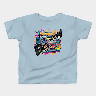 Boom box Boom! Boom! - funny saying Kids T-Shirt